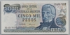 [Argentina 5,000 Pesos ]